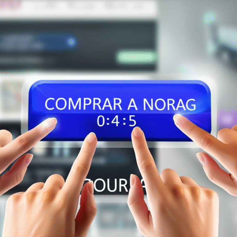 Pessoas comprando em um site com cronômetro de contagem regressiva.